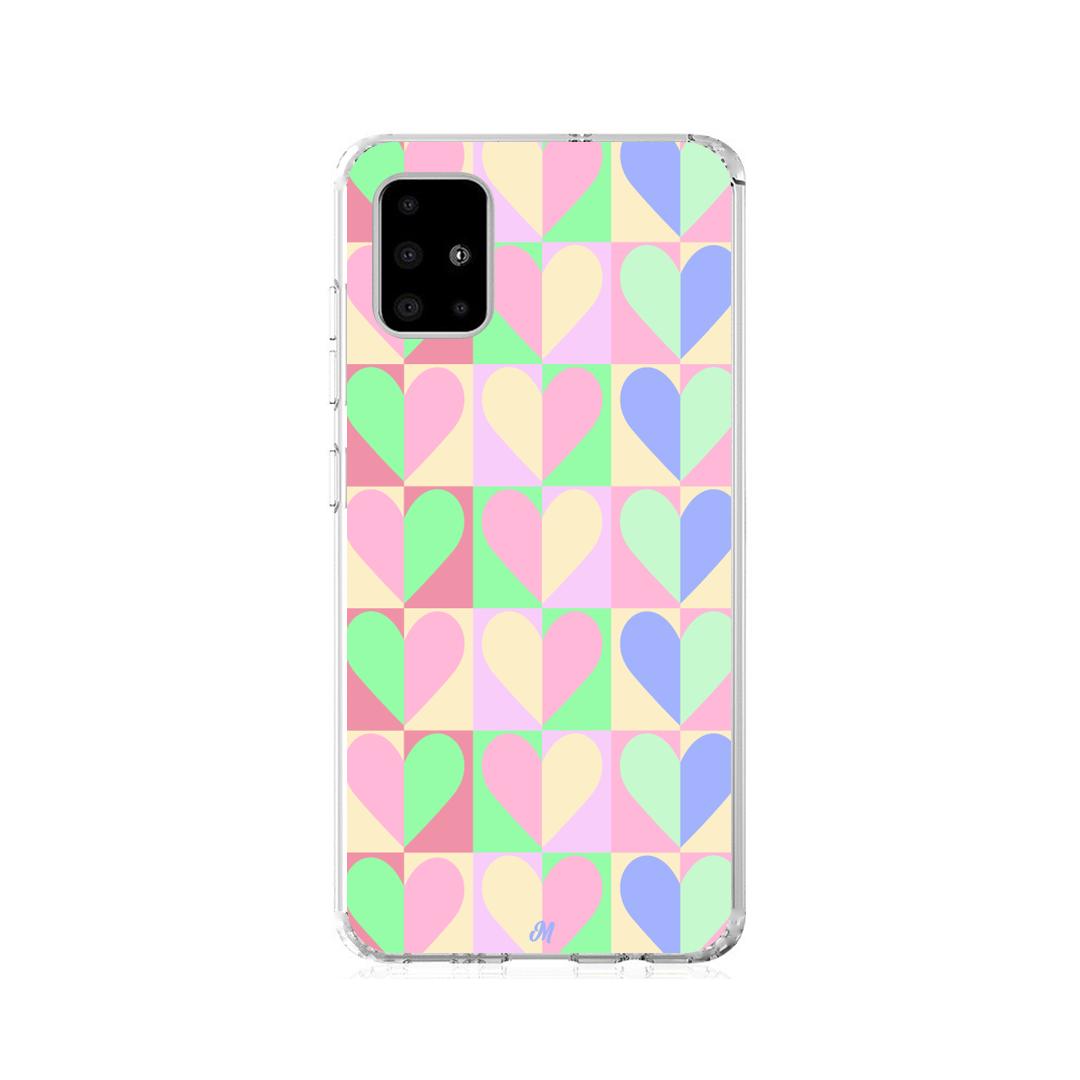 Case para Samsung A21S Corazones Lovely - Mandala Cases