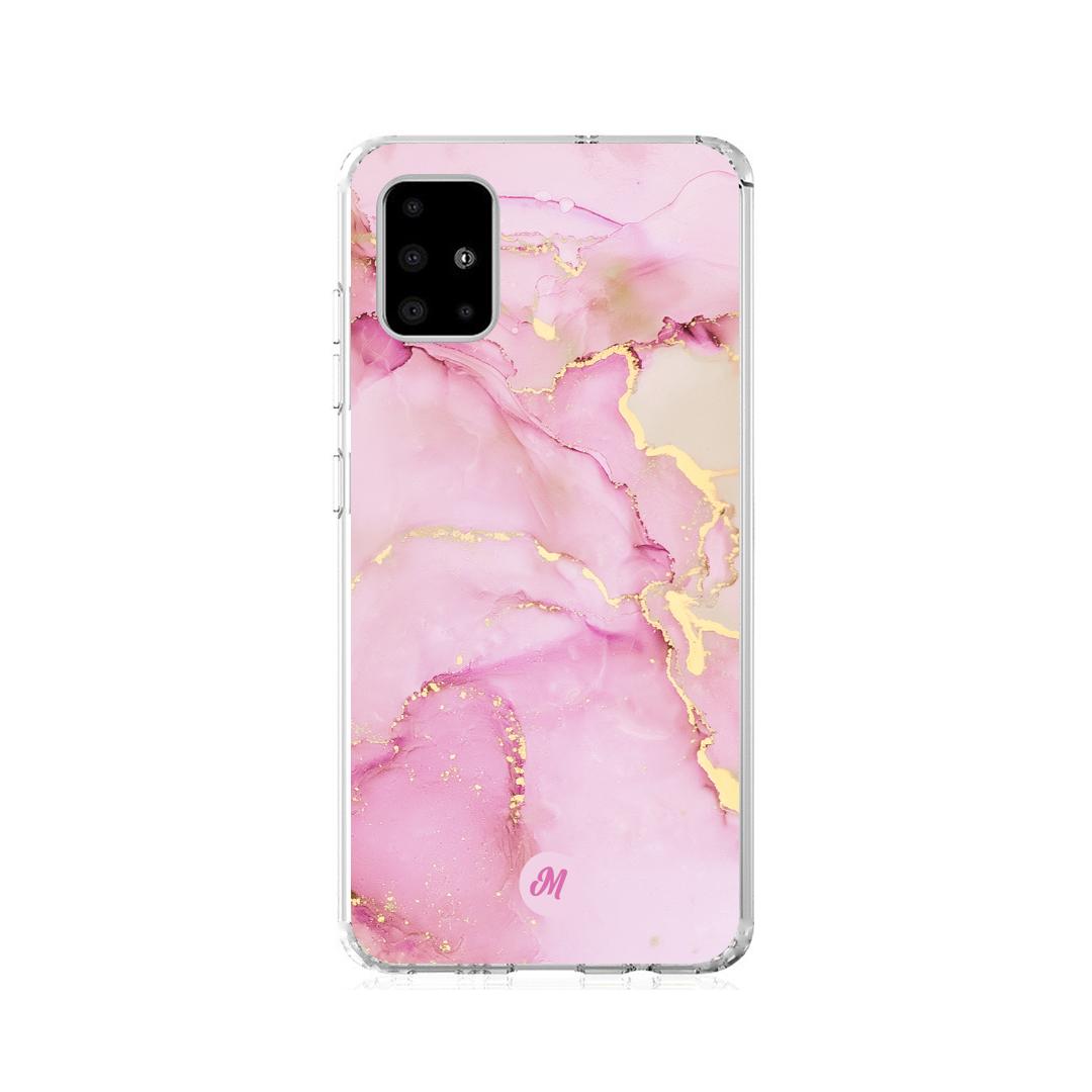 Cases para Samsung A21S Pink marble - Mandala Cases