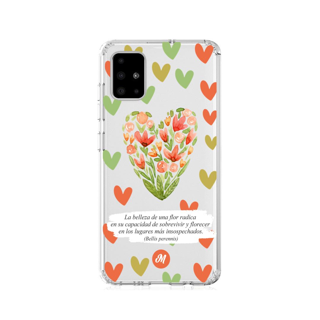 Cases para Samsung A21S Flores de colores - Mandala Cases