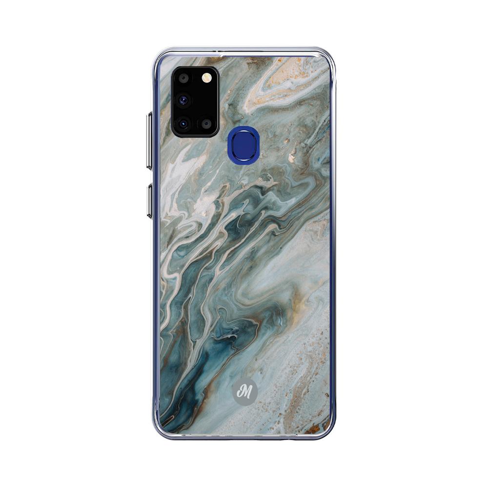 Cases para Samsung A21S liquid marble gray - Mandala Cases