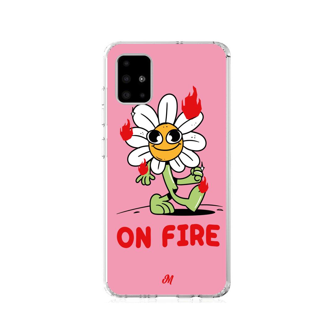 Cases para Samsung A21S ON FIRE - Mandala Cases