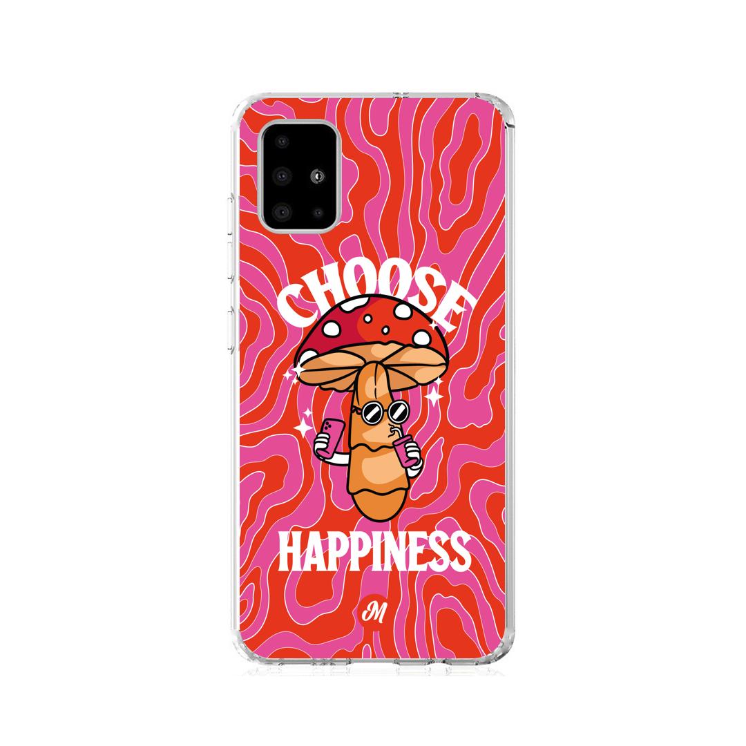 Cases para Samsung A21S Choose happiness - Mandala Cases