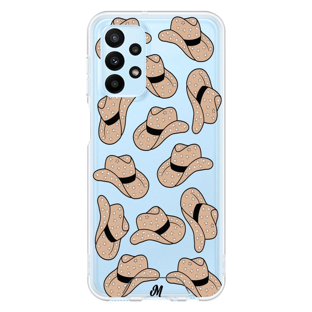 Case para Samsung A23 sombrero vaquera café - Mandala Cases