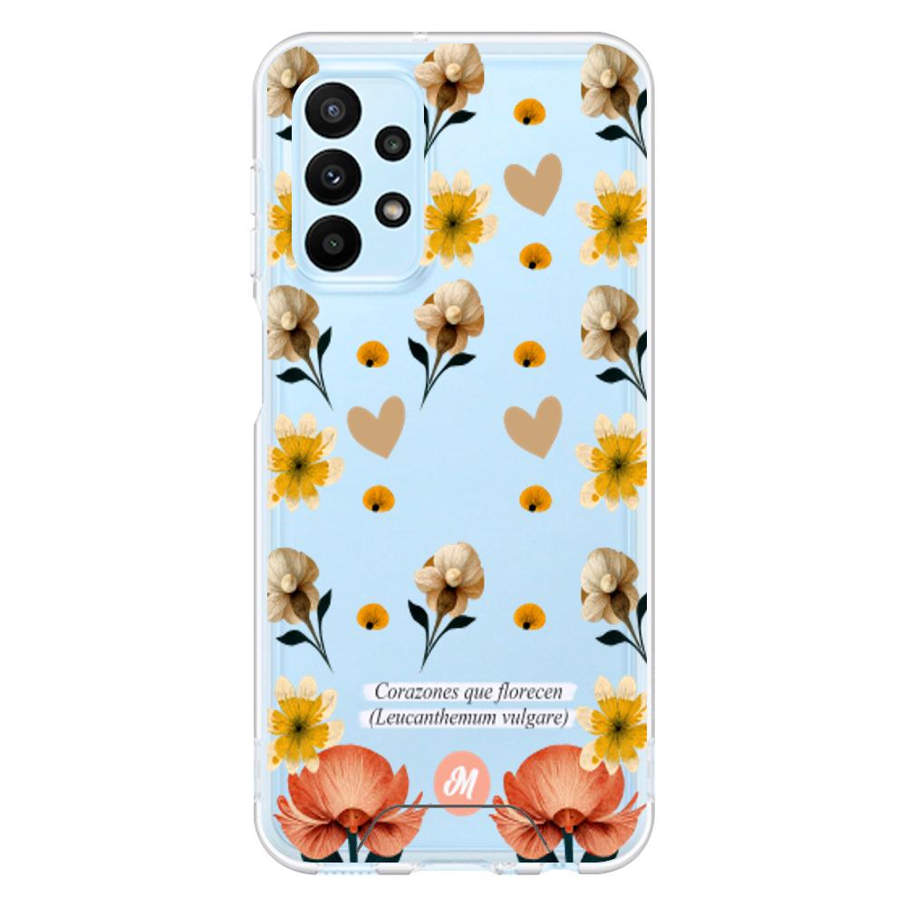 Cases para Samsung A23 Corazones que florecen - Mandala Cases