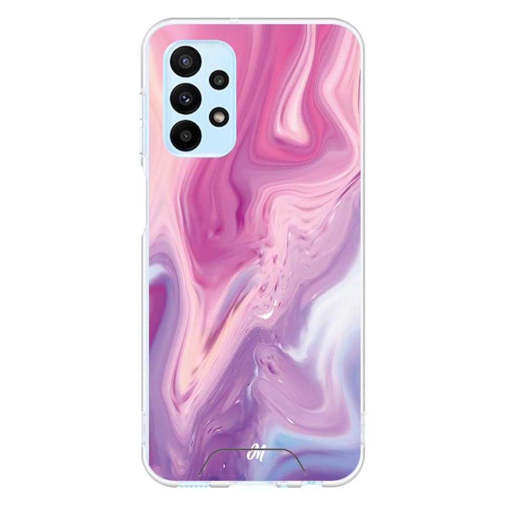 Cases para Samsung A23 Marmol liquido pink - Mandala Cases