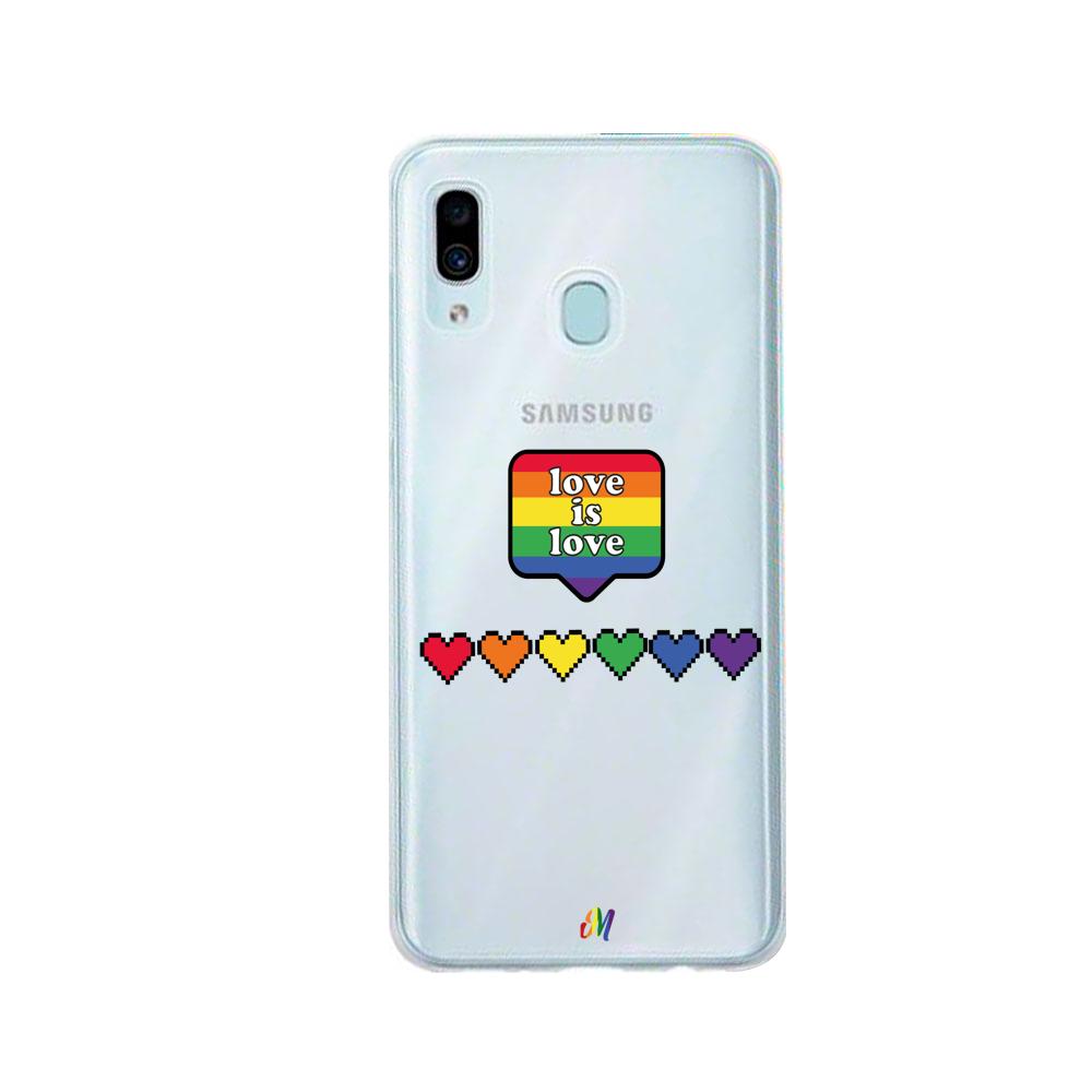 Case para Samsung A20 / A30 Amor es Amor - Mandala Cases