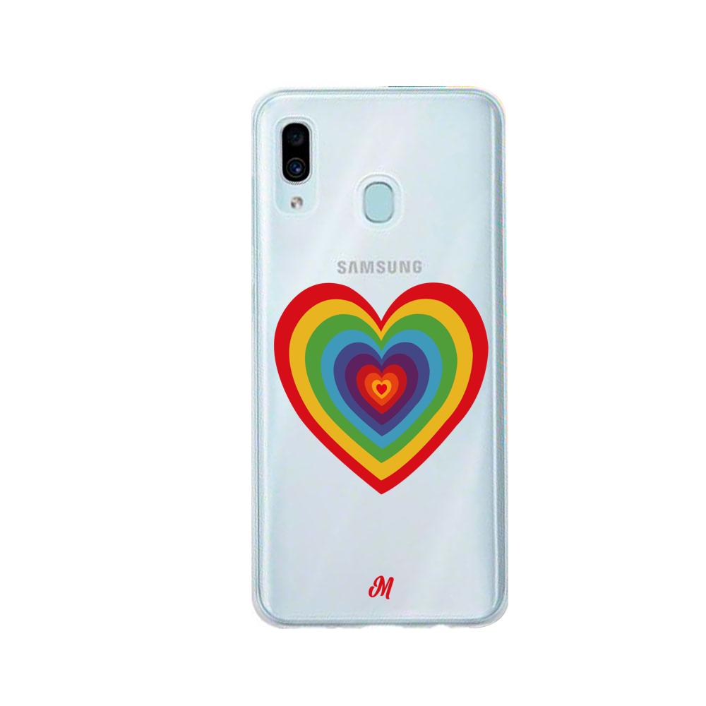 Case para Samsung A20 / A30 Amor y Paz - Mandala Cases