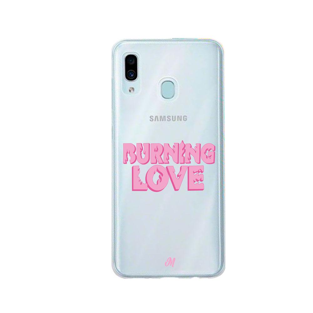 Case para Samsung A20 / A30 Funda Burning Love  - Mandala Cases