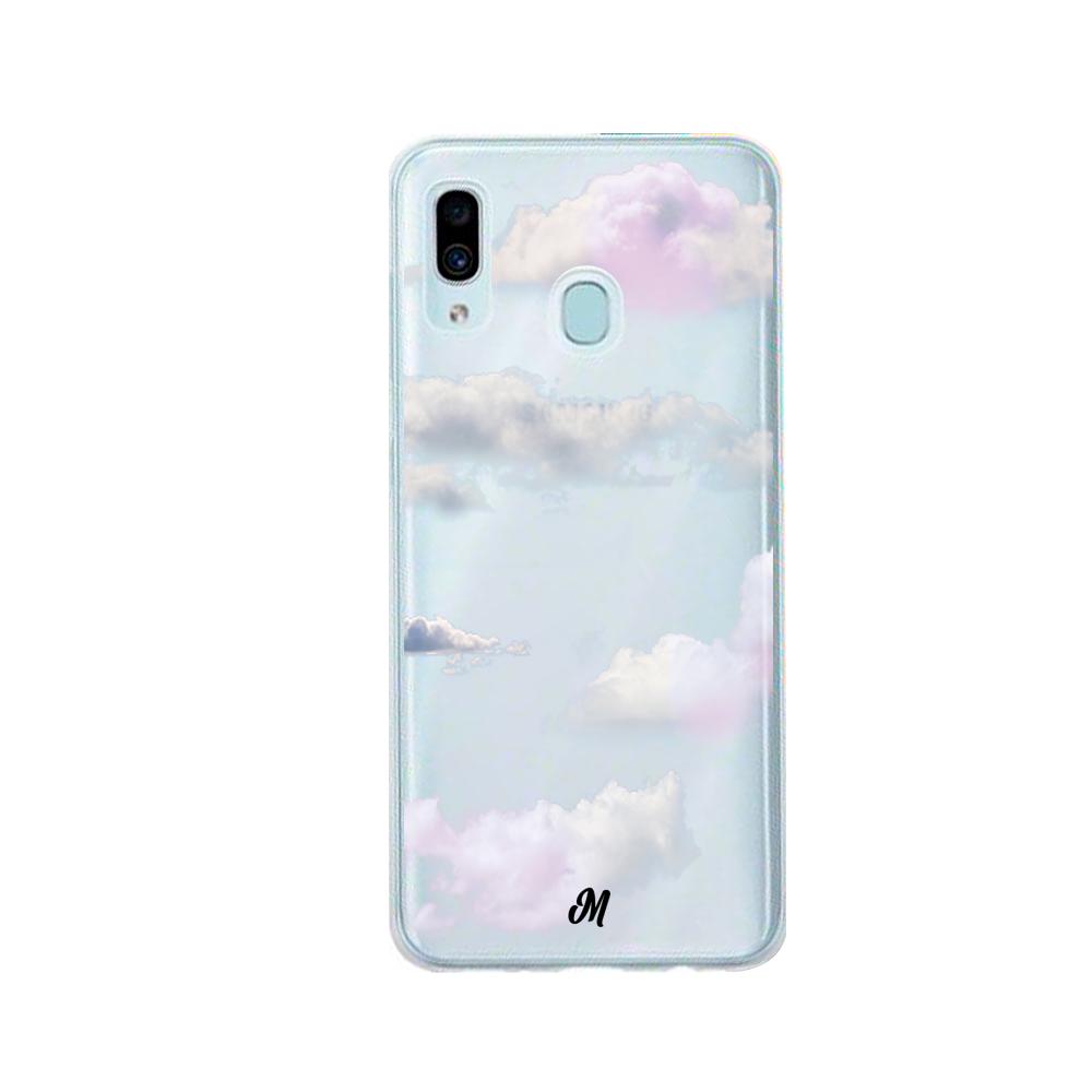 Case para Samsung A20 / A30 Nubes Lila-  - Mandala Cases
