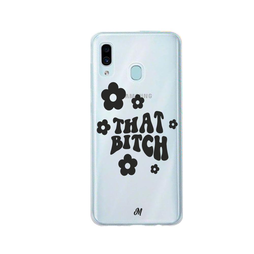 Case para Samsung A20 / A30 that bitch negro - Mandala Cases