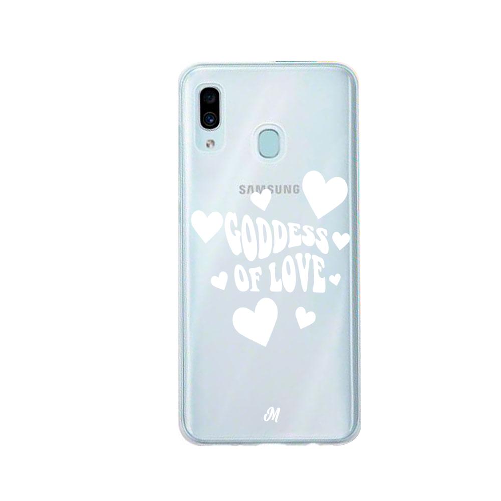 Case para Samsung A20 / A30 Goddess of love blanco - Mandala Cases