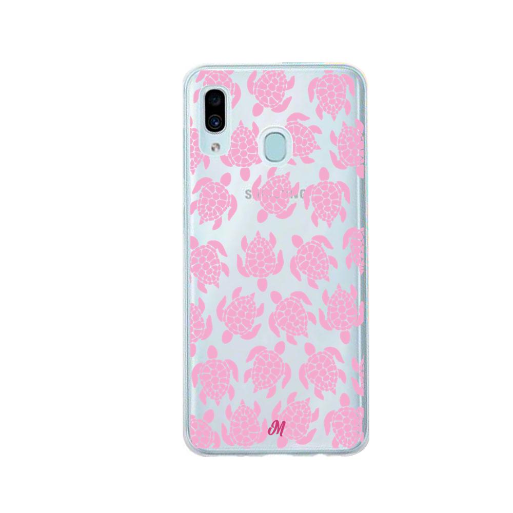 Case para Samsung A20 / A30 Tortugas rosa - Mandala Cases