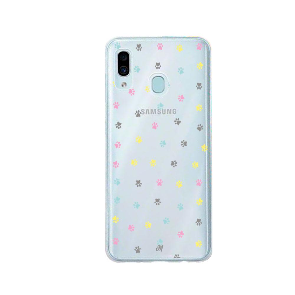 Case para Samsung A20 / A30 Huellitas coloridas - Mandala Cases