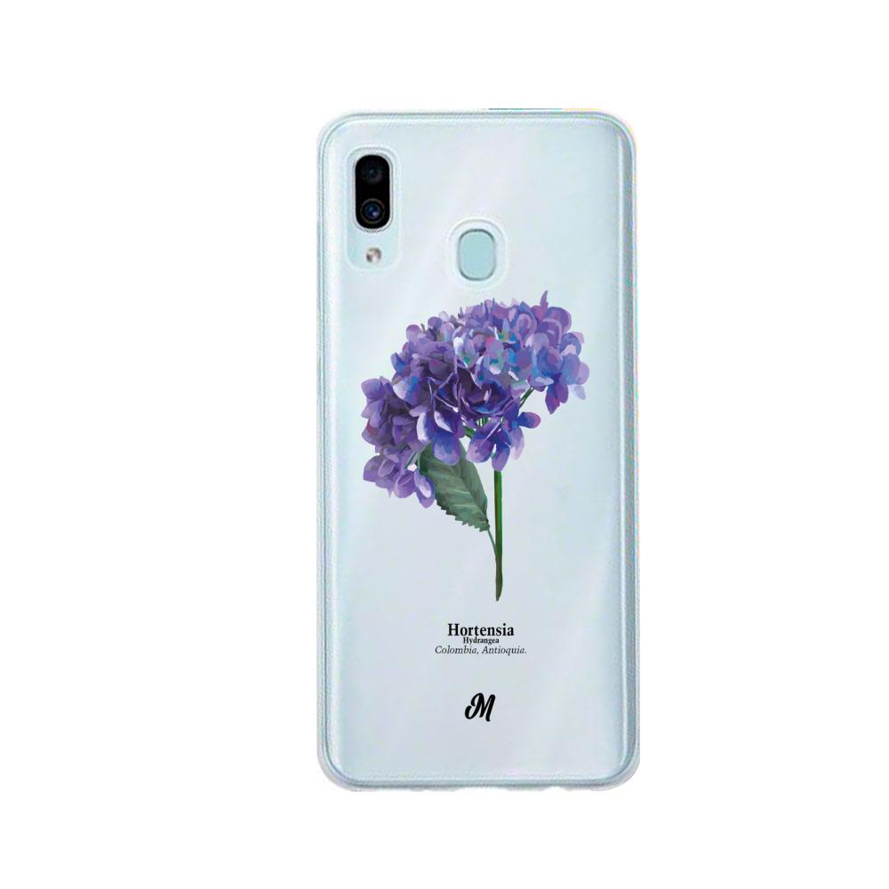 Case para Samsung A20 / A30 Hortensia lila - Mandala Cases