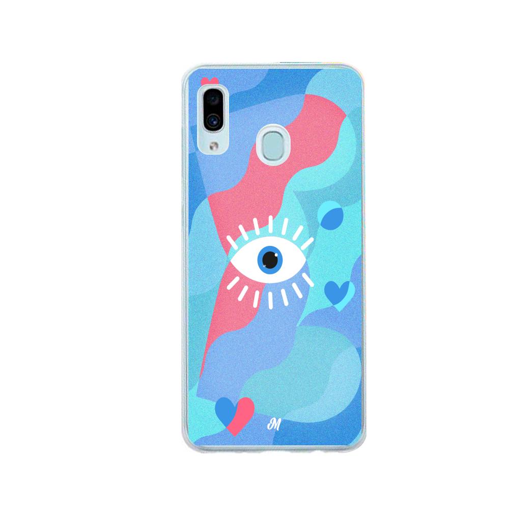 Case para Samsung A20 / A30 Amor azul - Mandala Cases
