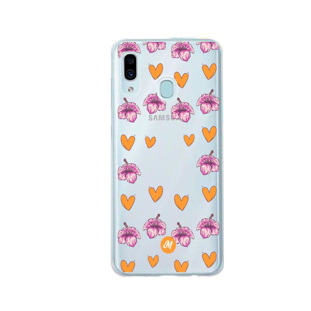 Cases para Samsung A20 / A30 Amor naranja - Mandala Cases