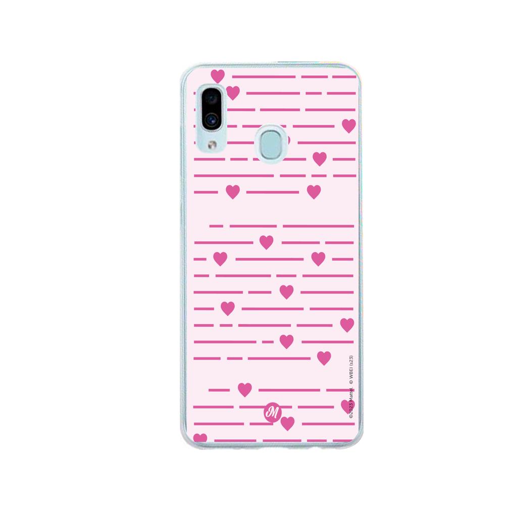 Cases para Samsung A20 / A30 Funda Barbie™ line heart - Mandala Cases