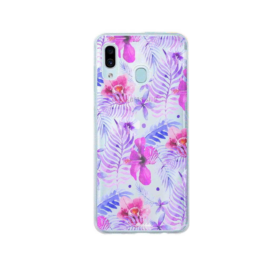 Case para Samsung A20 / A30 de Flores Hawaianas - Mandala Cases