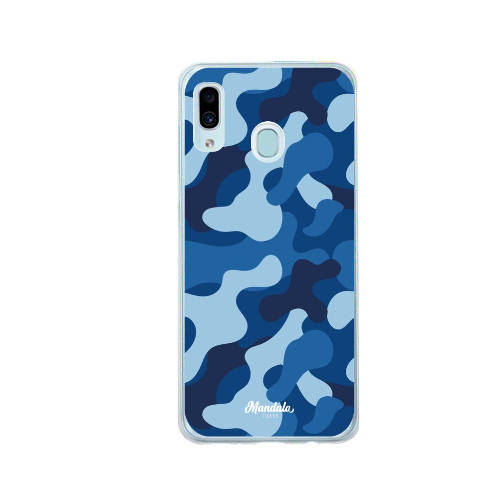 Estuches para Samsung A20 / A30 - Blue Militare Case  - Mandala Cases