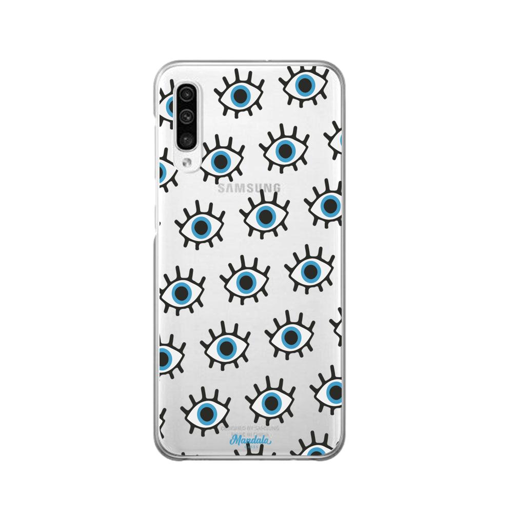 Case para Samsung A30S Funda Ojos  - Mandala Cases