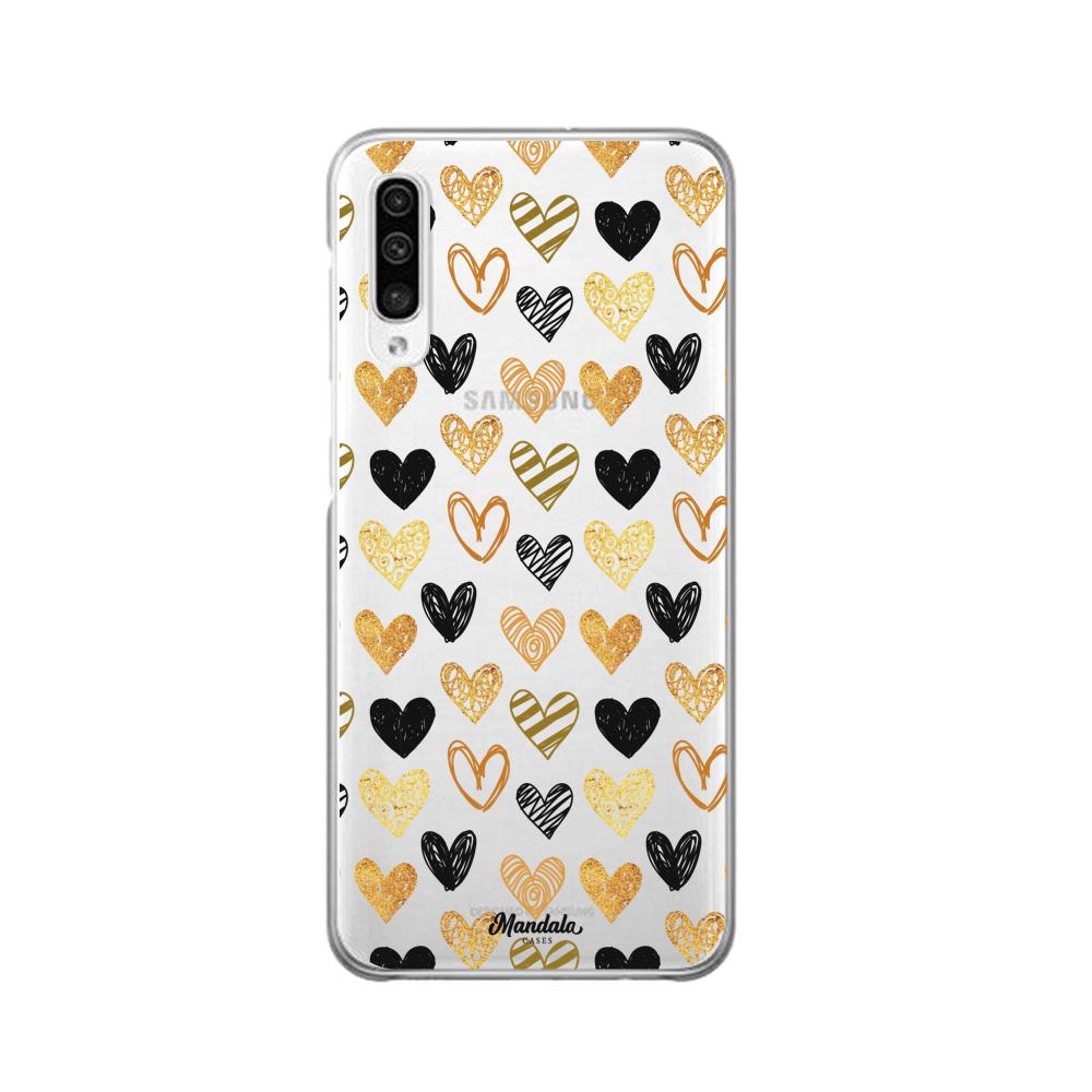 Case para Samsung A30S Funda Corazones pequeños  - Mandala Cases