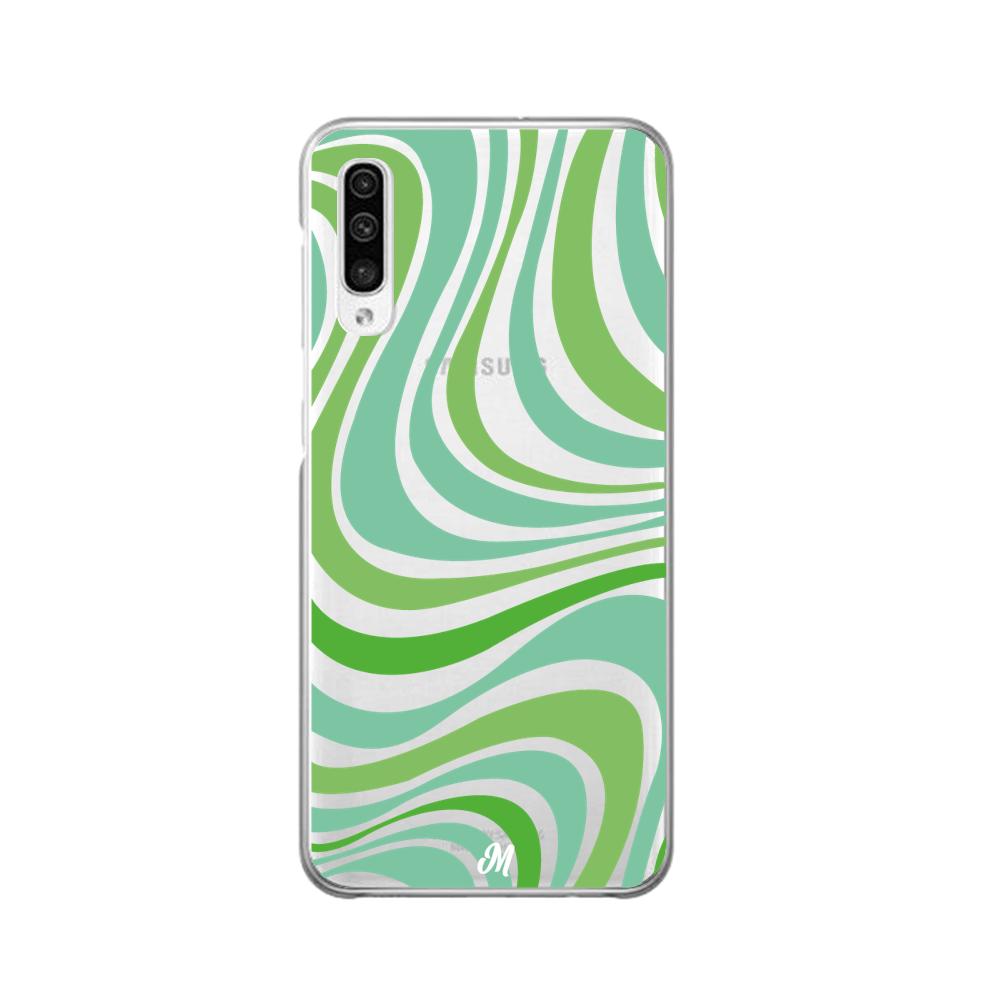Case para Samsung A30S Groovy verde - Mandala Cases