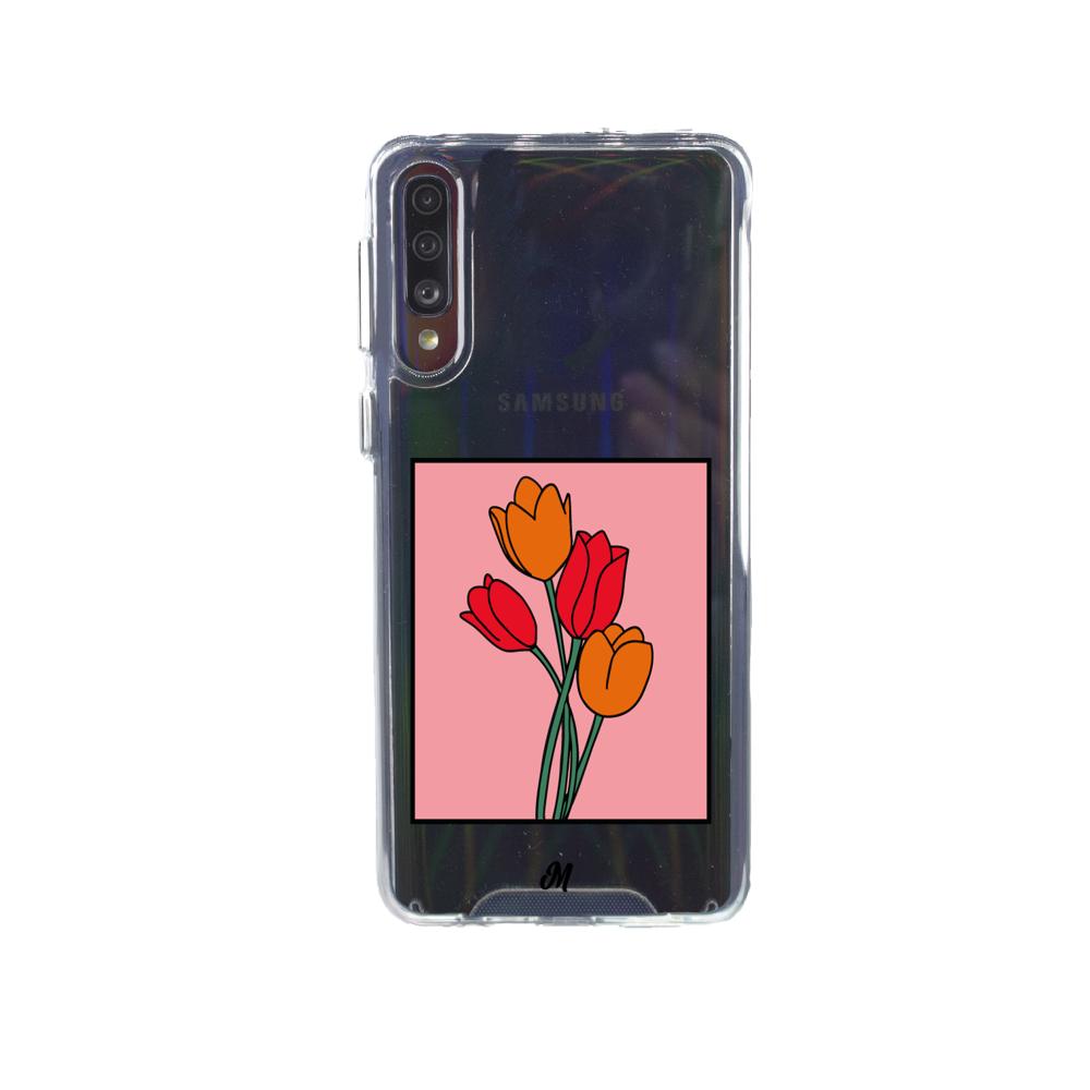 Case para Samsung A30S Tulipanes de amor - Mandala Cases