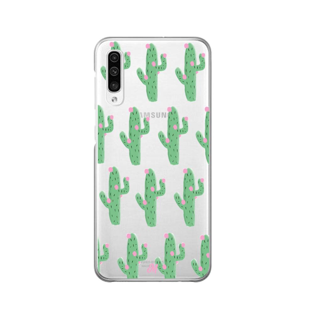 Case para Samsung A30S Cactus Con Flor Rosa  - Mandala Cases