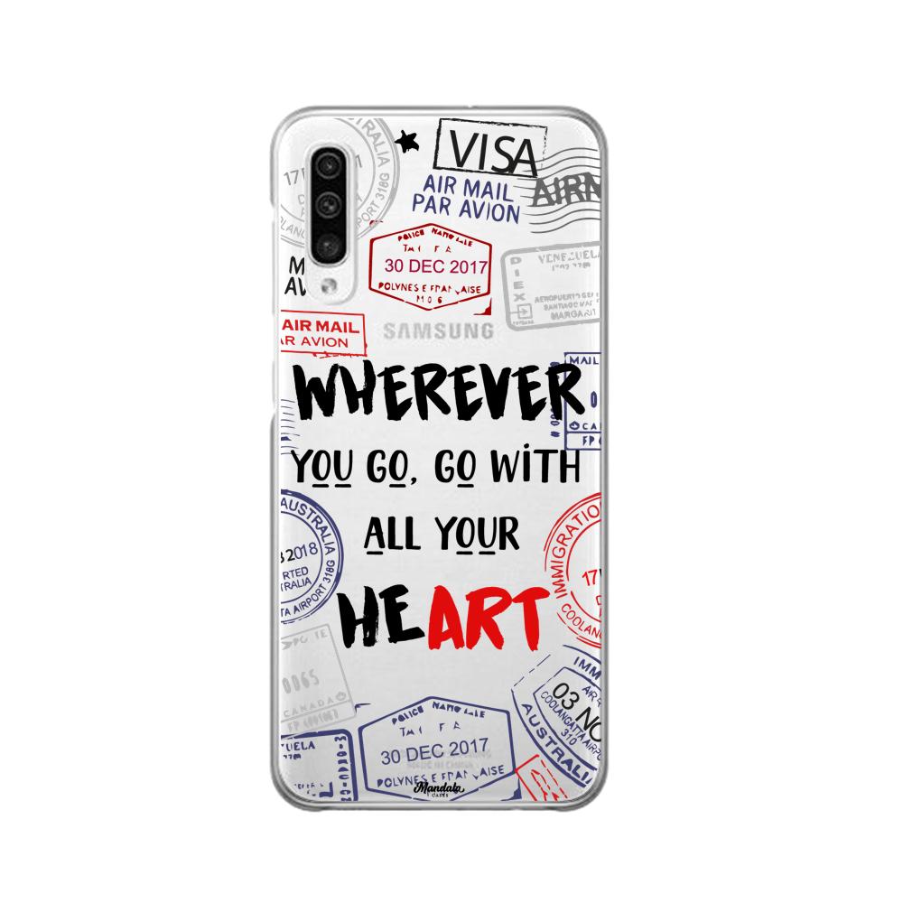 Case para Samsung A30S Go With Your Heart - Mandala Cases