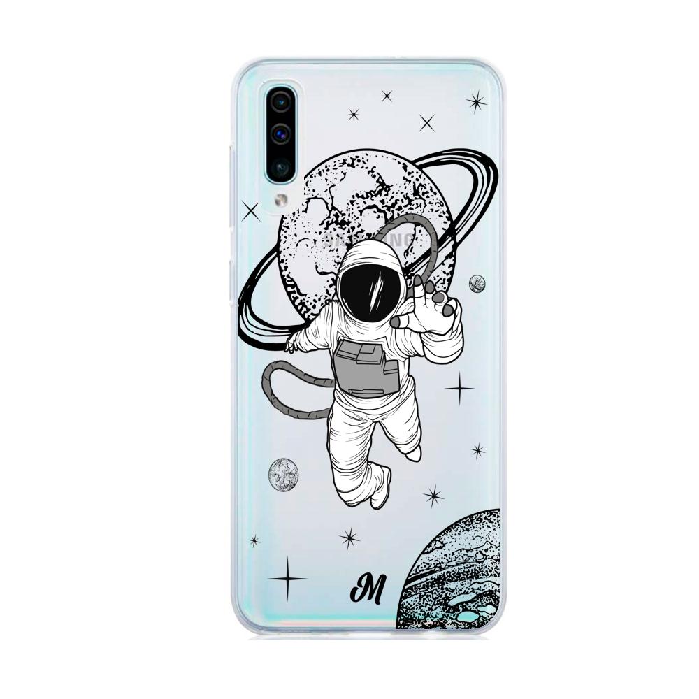 Case para Samsung A50  Funda Saturno Astronauta - Mandala Cases