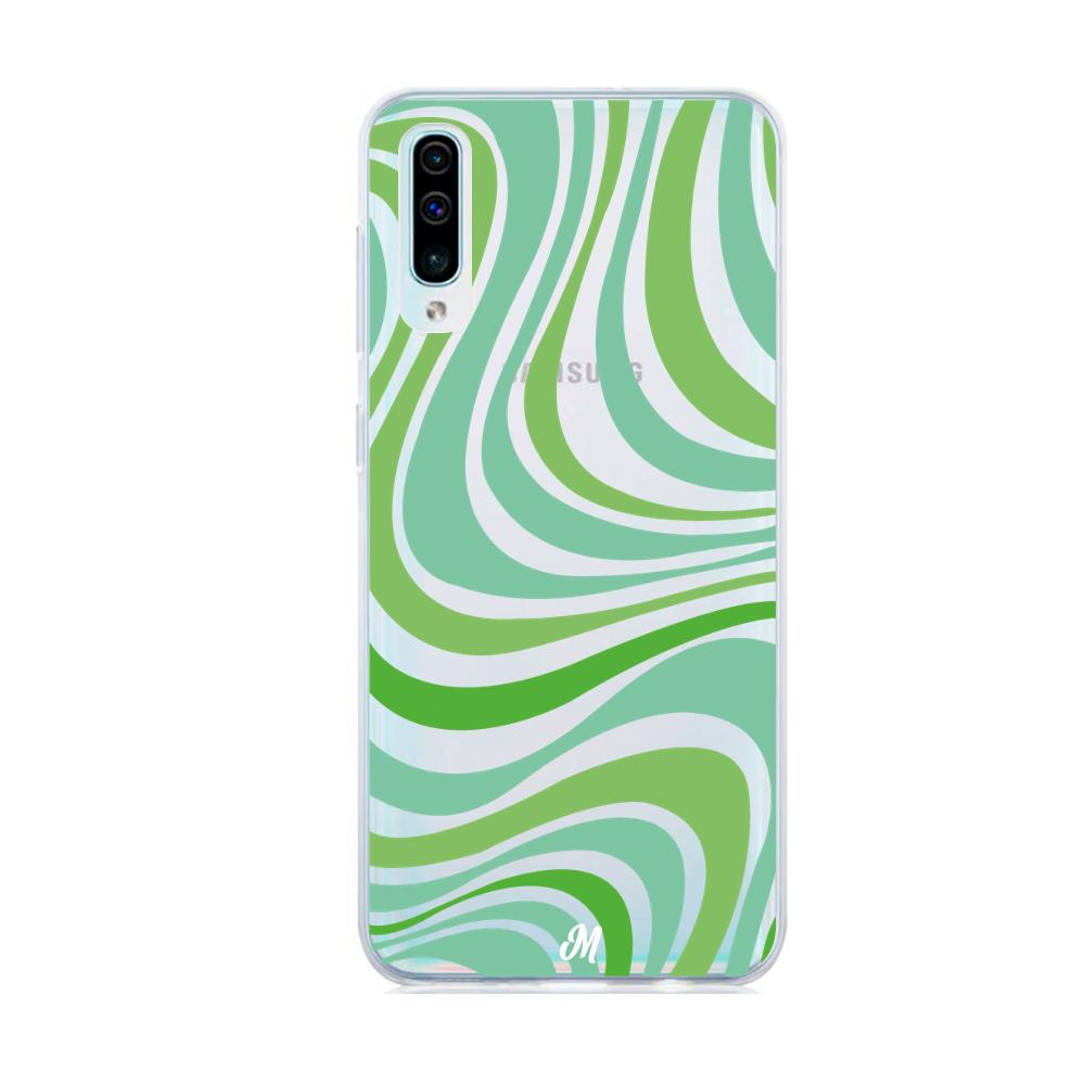 Case para Samsung A50  Groovy verde - Mandala Cases