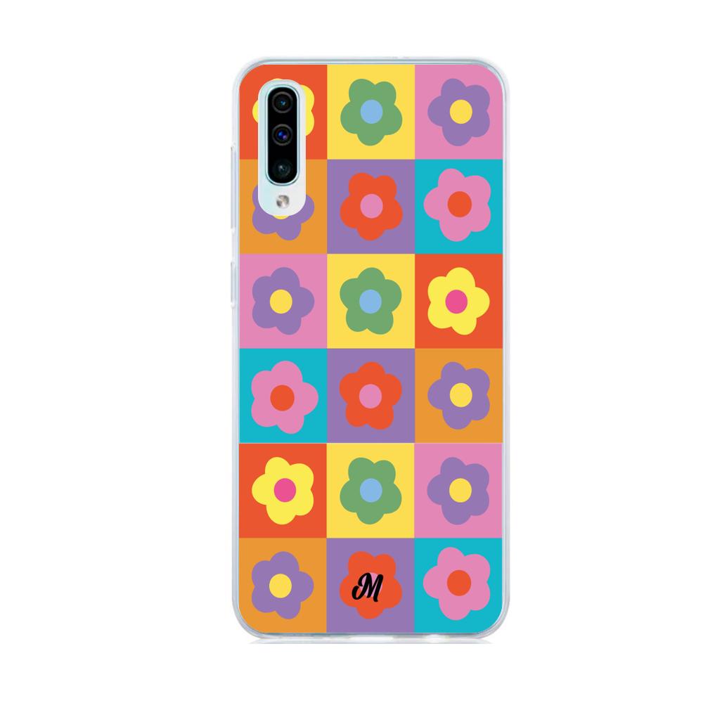 Case para Samsung A50  Colors and Flowers - Mandala Cases