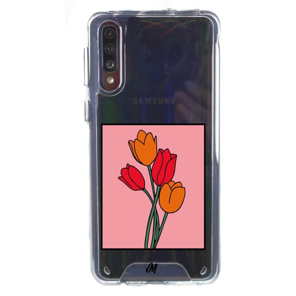 Case para Samsung A50  Tulipanes de amor - Mandala Cases