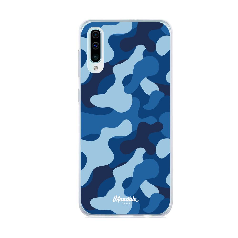 Estuches para Samsung A50  - Blue Militare Case  - Mandala Cases