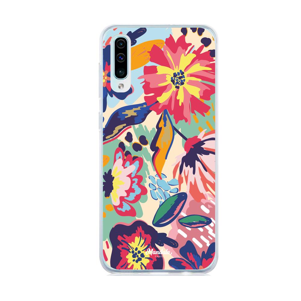Estuches para Samsung A50  - Colors Flowers Case  - Mandala Cases