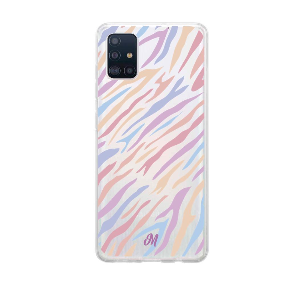 Case para Samsung A51 Funda Líneas de Colores - Mandala Cases