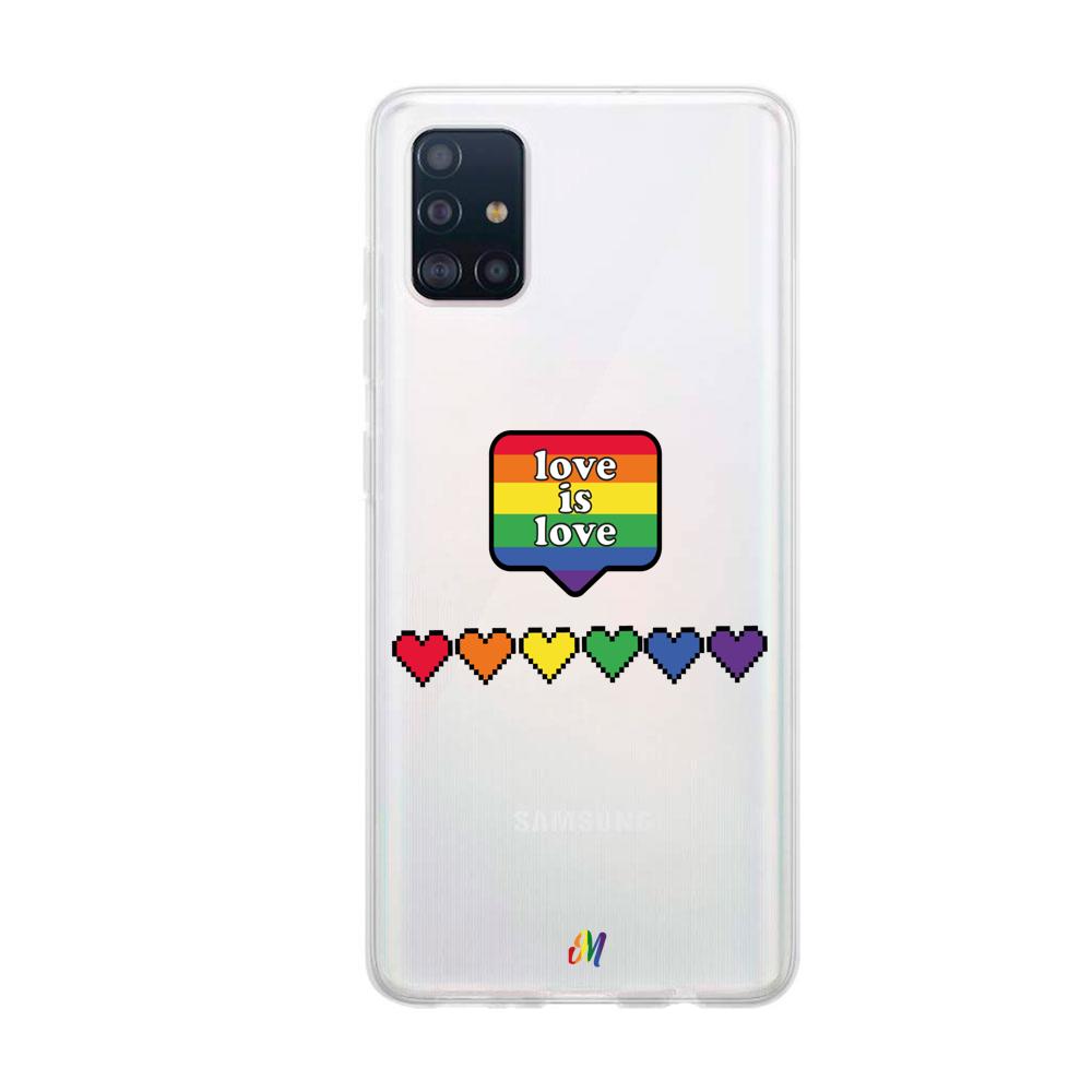 Case para Samsung A51 Amor es Amor - Mandala Cases