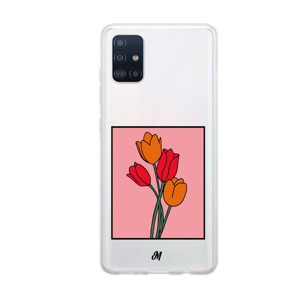 Case para Samsung A51 Tulipanes de amor - Mandala Cases