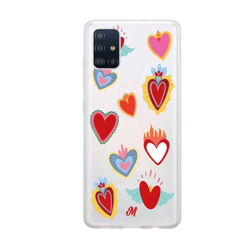 Case para Samsung A51 Corazón de Guadalupe - Mandala Cases