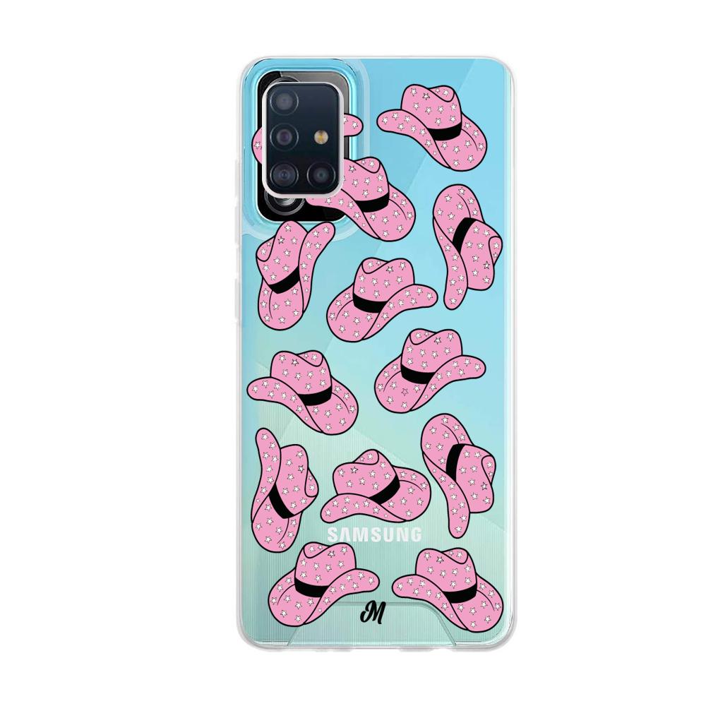 Case para Samsung A51 sombrero vaquera rosado - Mandala Cases