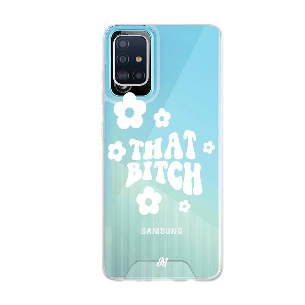 Case para Samsung A51 That bitch blanco - Mandala Cases