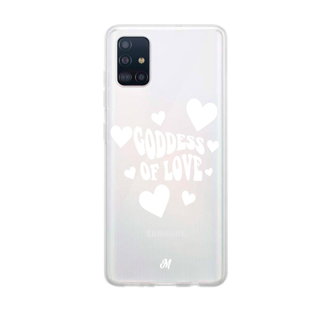 Case para Samsung A51 Goddess of love blanco - Mandala Cases