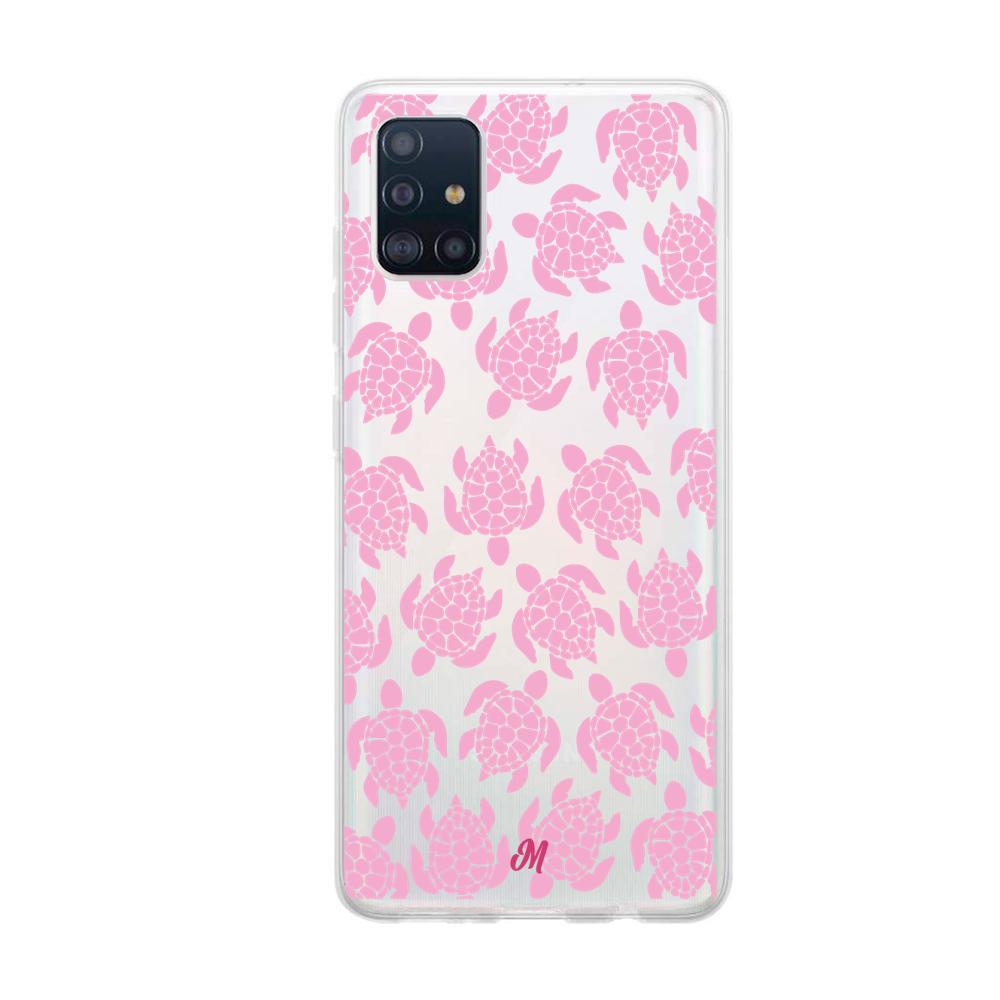 Case para Samsung A51 Tortugas rosa - Mandala Cases