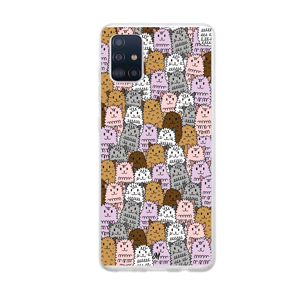 Case para Samsung A51 Ovejas coloridas - Mandala Cases