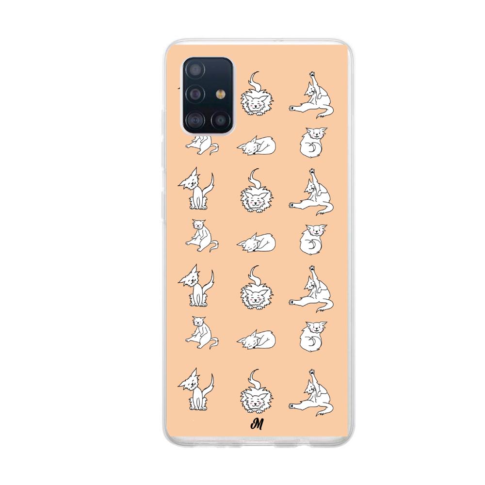 Case para Samsung A51 Yoga gatuna - Mandala Cases