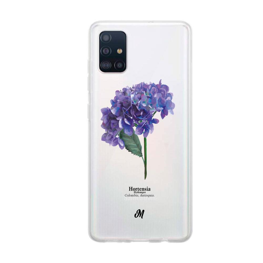 Case para Samsung A51 Hortensia lila - Mandala Cases