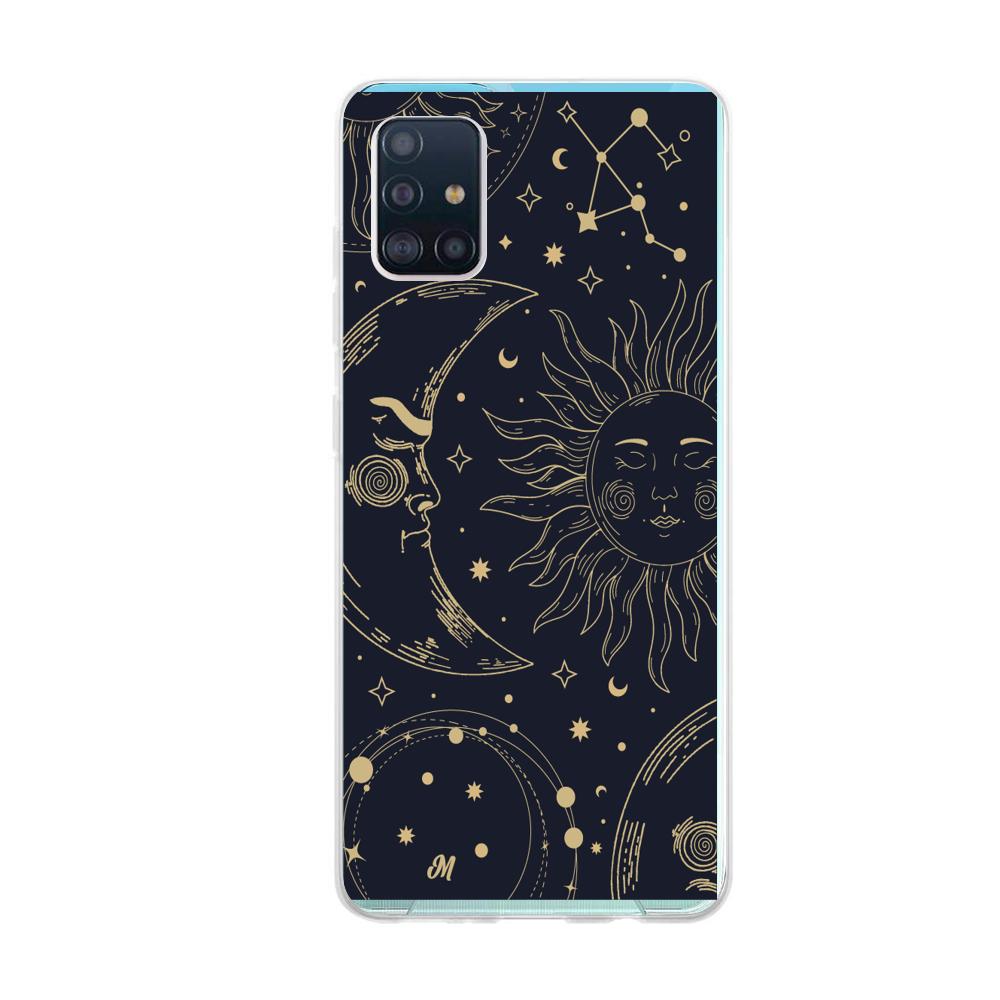 Case para Samsung A51 Sol y luna - Mandala Cases