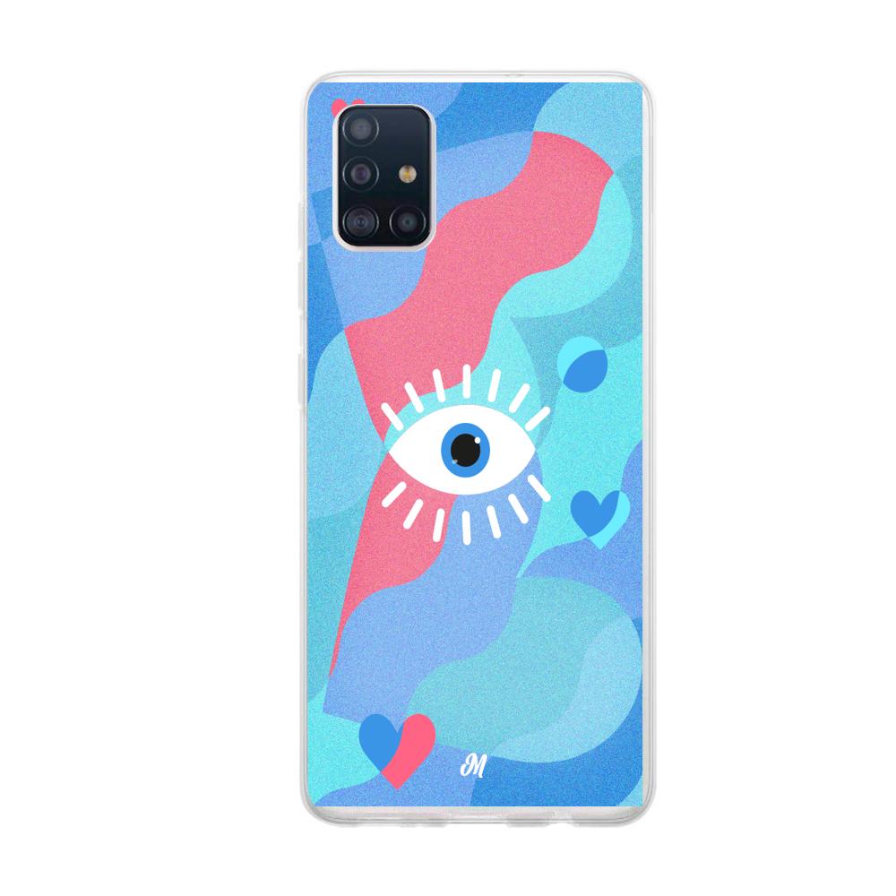 Case para Samsung A51 Amor azul - Mandala Cases