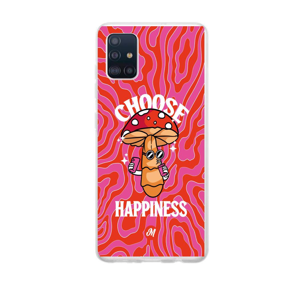 Cases para Samsung A51 Choose happiness - Mandala Cases