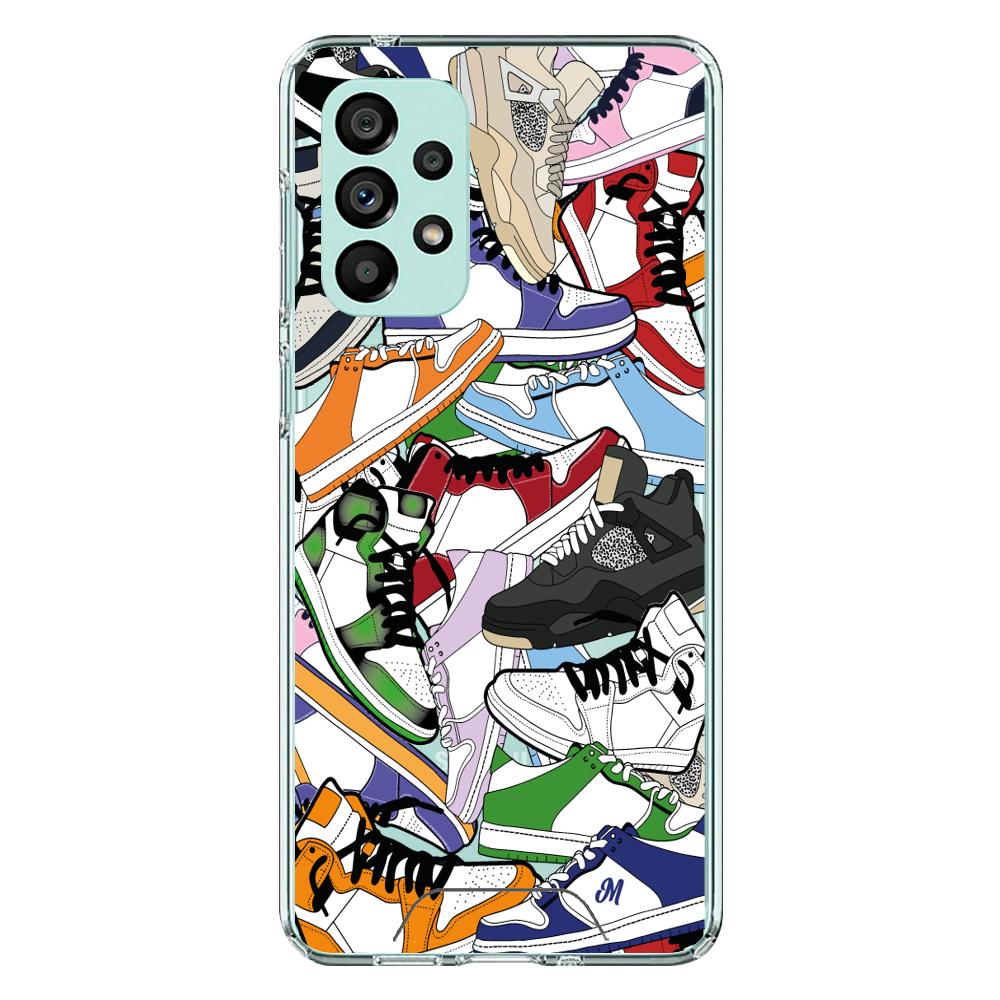 Case para Samsung A73 Sneakers pattern - Mandala Cases